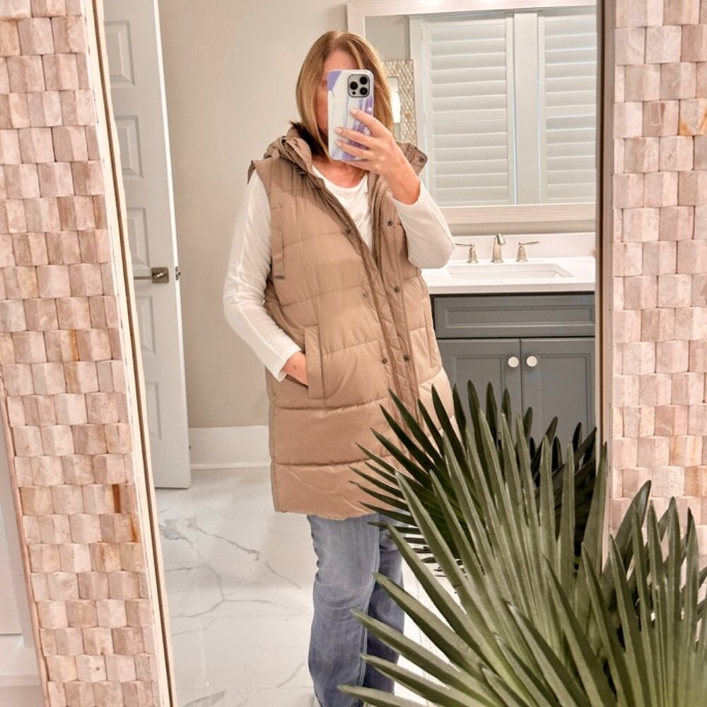 Long Puffer Vest